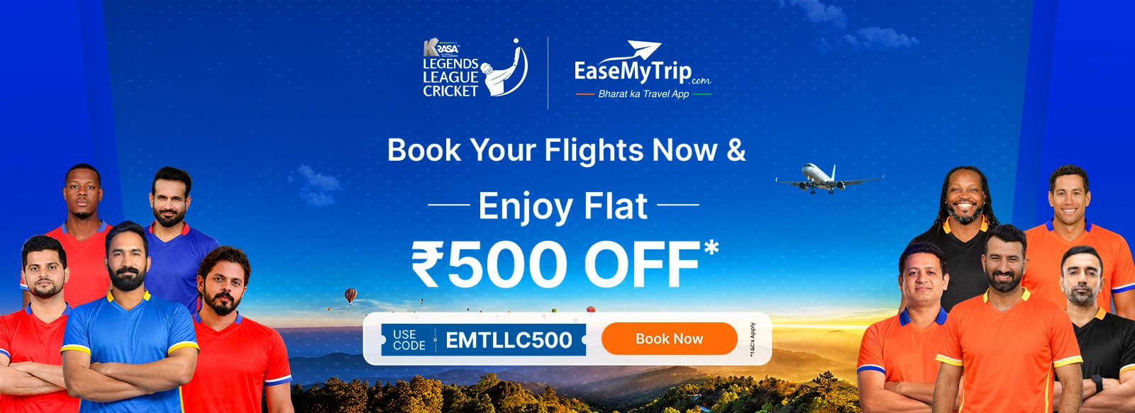 Ease My Trip | Legends League Cricket 4.0