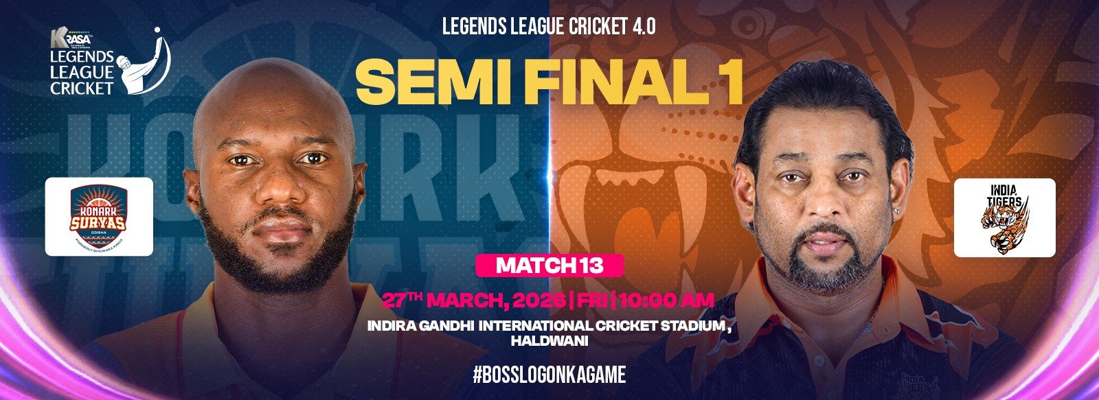 Legends League Cricket 4.0 | Semi Final 1
